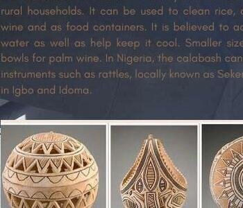 Three carved calabash gourds used as the design's formal reference