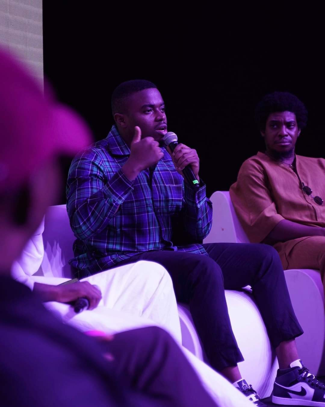 On a panel discussion at Design Week Lagos