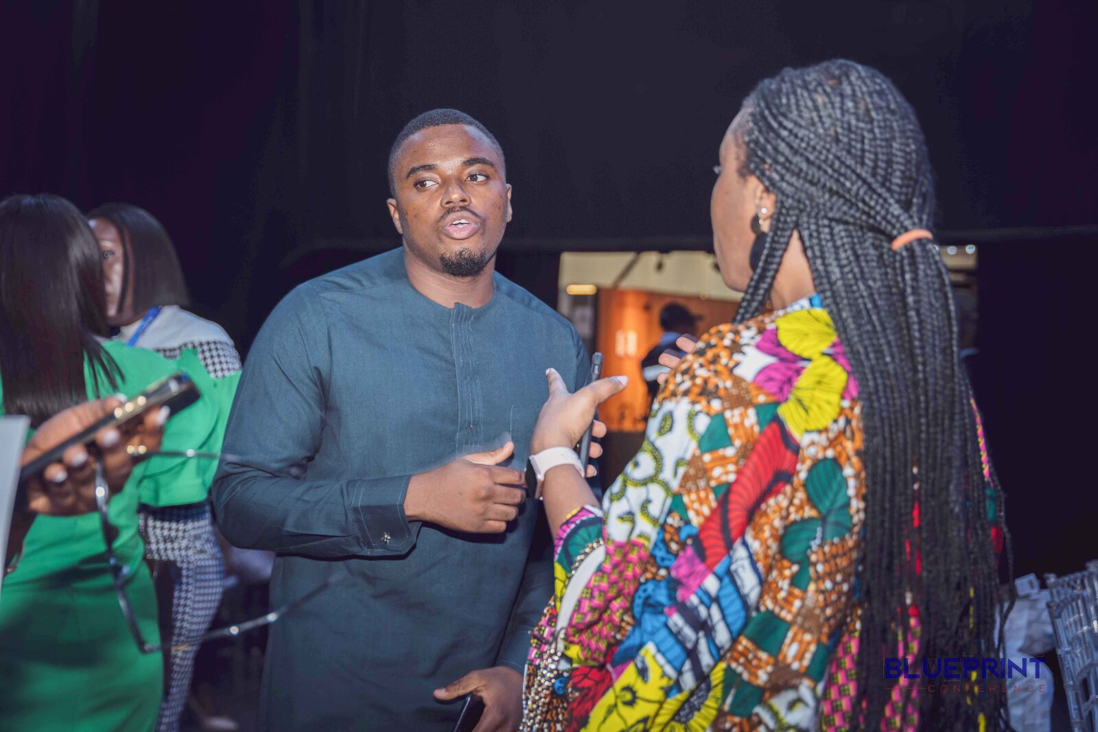 In conversation backstage at the Blueprint Conference